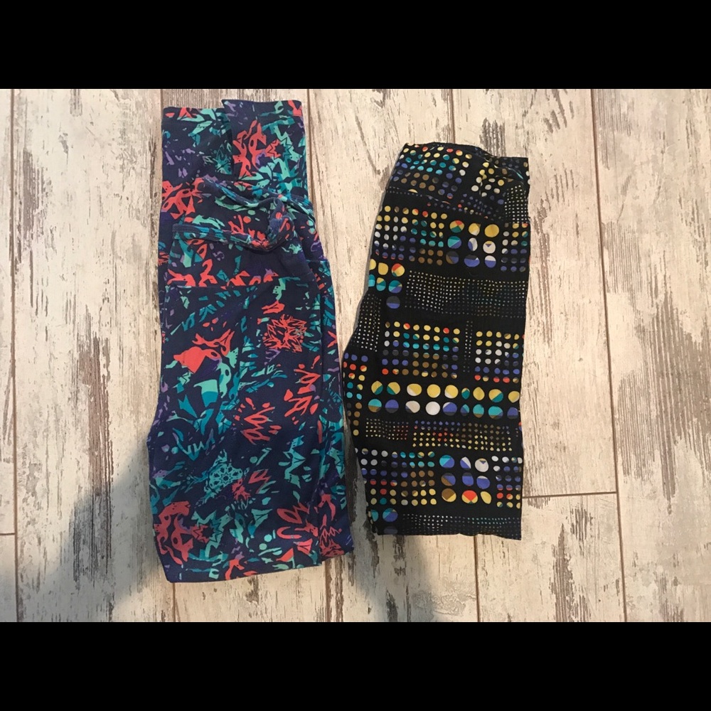 2 Lularoe OS Leggings